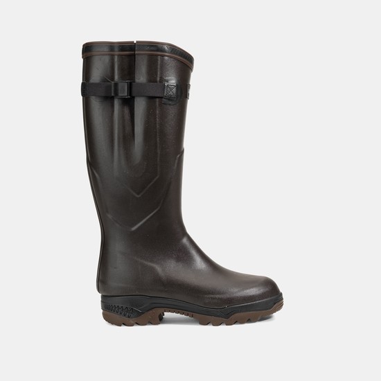 Aigle The First Anti-fatigue Boots That Protects From The Cold Rain Boots Men Brown ZA-09846